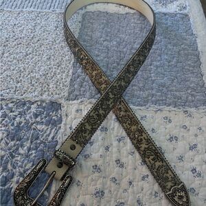 Embellished Gray Belt